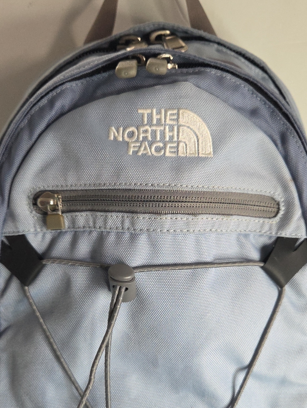 The North Face Isabella Light Blue and Gray Backpack - Picture 2 of 16